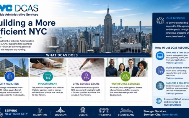 New York City Department of Citywide Administrative Services DCAS building and operations overview