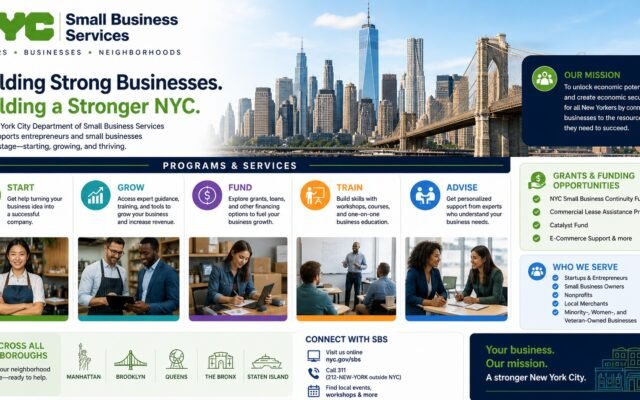 New York City small business support services helping entrepreneurs with grants and programs