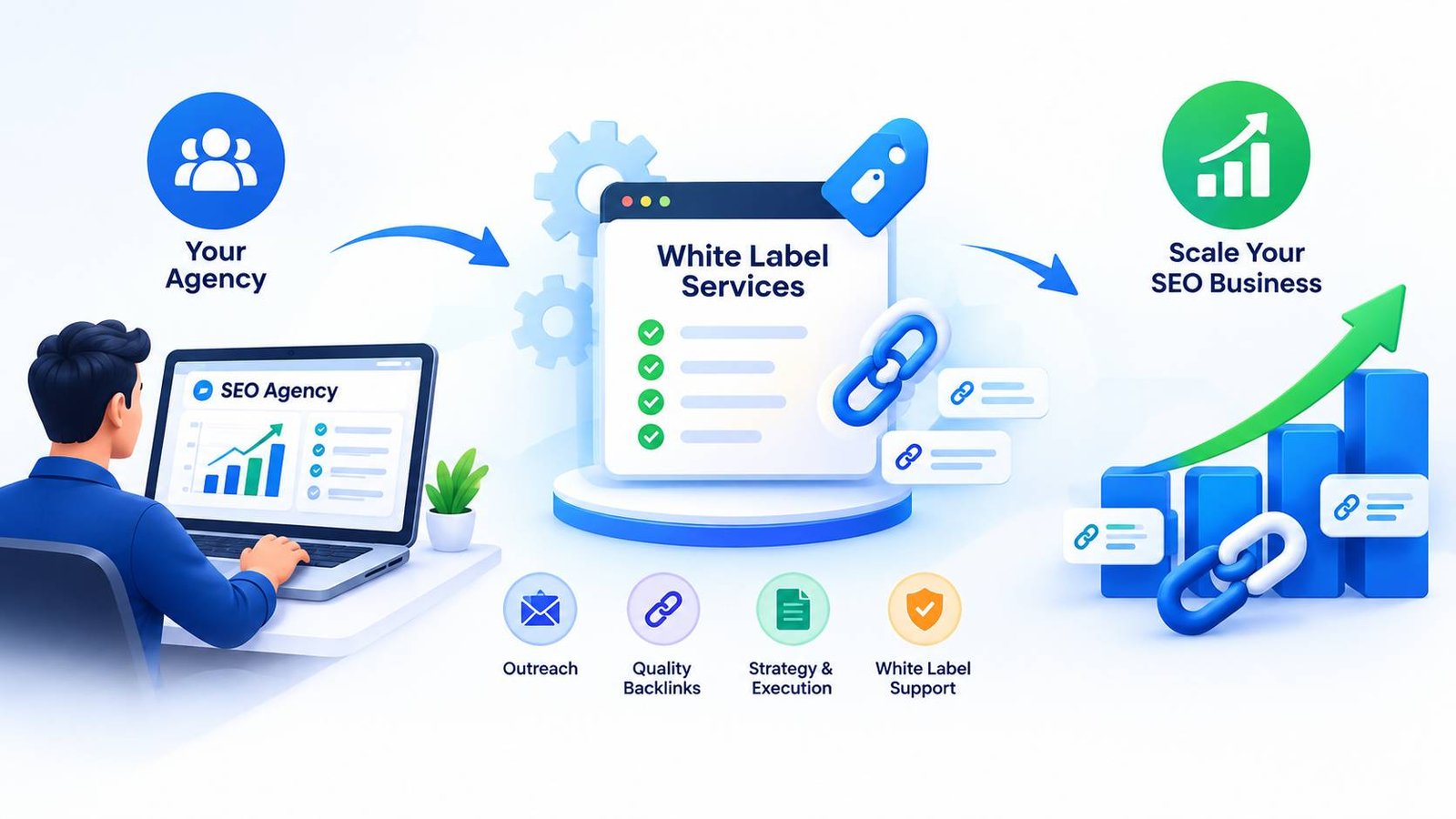 How to scale link building for an SEO agency with white label services